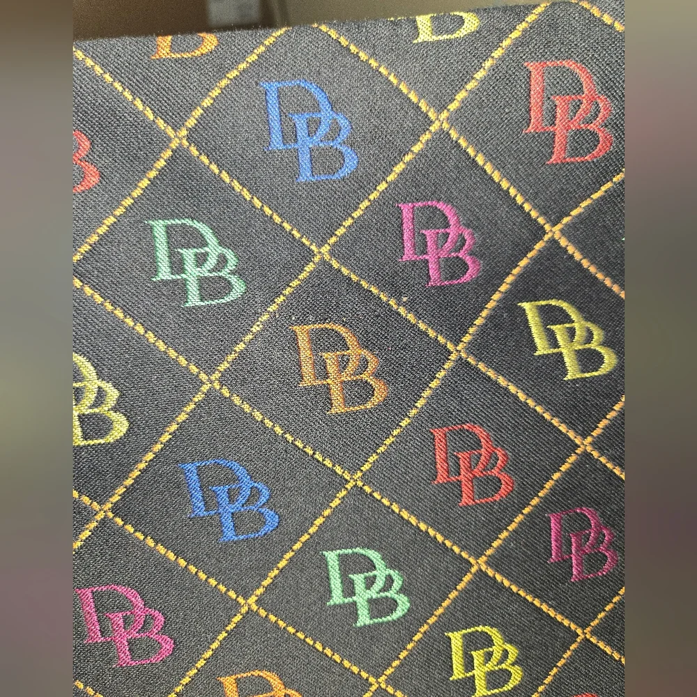 Dooney & Bourke Rainbow Canvas Shoulder Bag - Picture 14 of 14